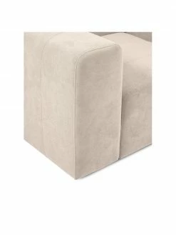 Westwing Collection Fauteuil lounge beige Lena, larg. 134 x prof. 106 cm -furniture Soldes Fauteuil lounge beige Lena 5