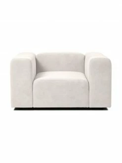 Westwing Collection Fauteuil lounge blanc crème Lena, larg. 134 x prof. 106 cm 8 Westwing Collection Fauteuil lounge blanc crème Lena, larg. 134 x prof. 106 cm -furniture Soldes Fauteuil lounge blanc creme Lena 2