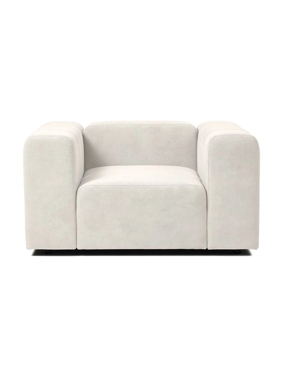 Westwing Collection Fauteuil lounge blanc crème Lena, larg. 134 x prof. 106 cm 3 Westwing Collection Fauteuil lounge blanc crème Lena, larg. 134 x prof. 106 cm – Image 3