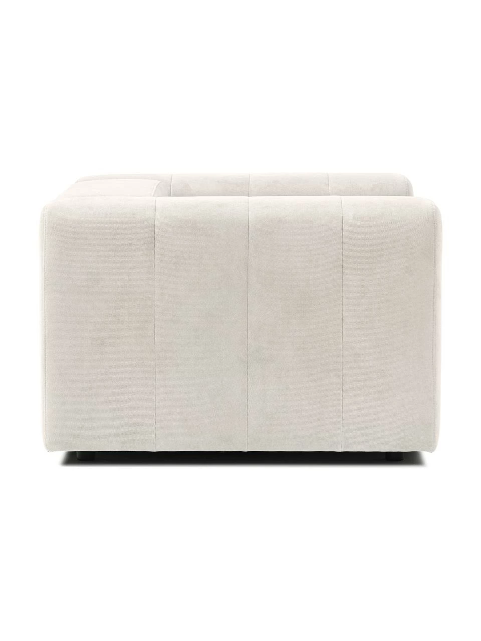 Westwing Collection Fauteuil lounge blanc crème Lena, larg. 134 x prof. 106 cm 4 Westwing Collection Fauteuil lounge blanc crème Lena, larg. 134 x prof. 106 cm – Image 4