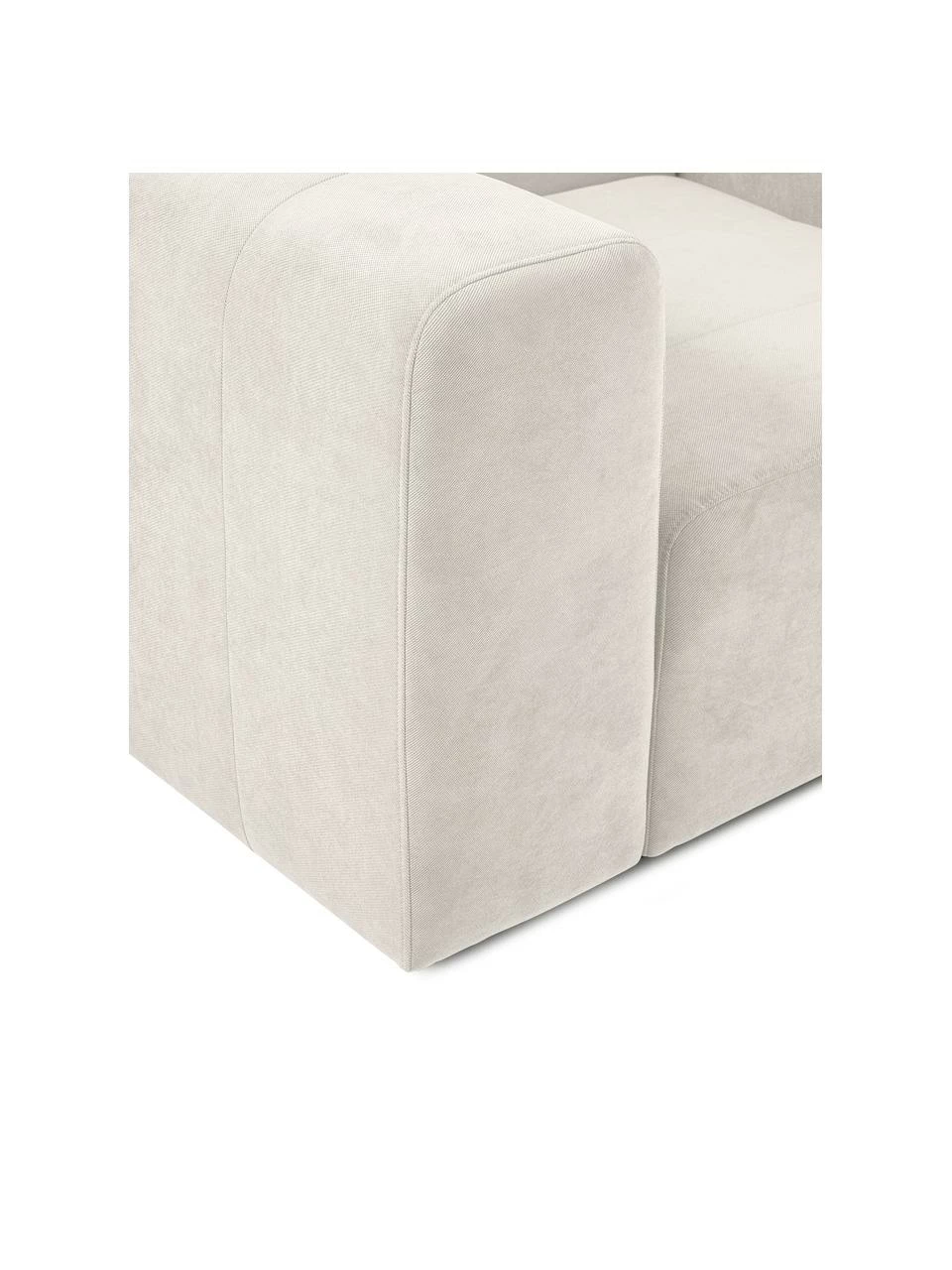 Westwing Collection Fauteuil lounge blanc crème Lena, larg. 134 x prof. 106 cm 6 Westwing Collection Fauteuil lounge blanc crème Lena, larg. 134 x prof. 106 cm – Image 6