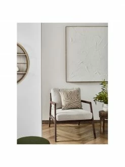 Westwing Collection Fauteuil&nbsp;lounge en bois Becky, larg. 73 x prof. 90 cmDisponibilité limitée -furniture Soldes Fauteuil lounge en bois Becky 2