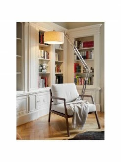 Westwing Collection Fauteuil&nbsp;lounge en bois Becky, larg. 73 x prof. 90 cmDisponibilité limitée -furniture Soldes Fauteuil lounge en bois Becky 3