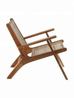 Fauteuil lounge en cannage Grignoon, larg. 68 x prof. 80 cm -furniture Soldes Fauteuil lounge en cannage Grignoon 5