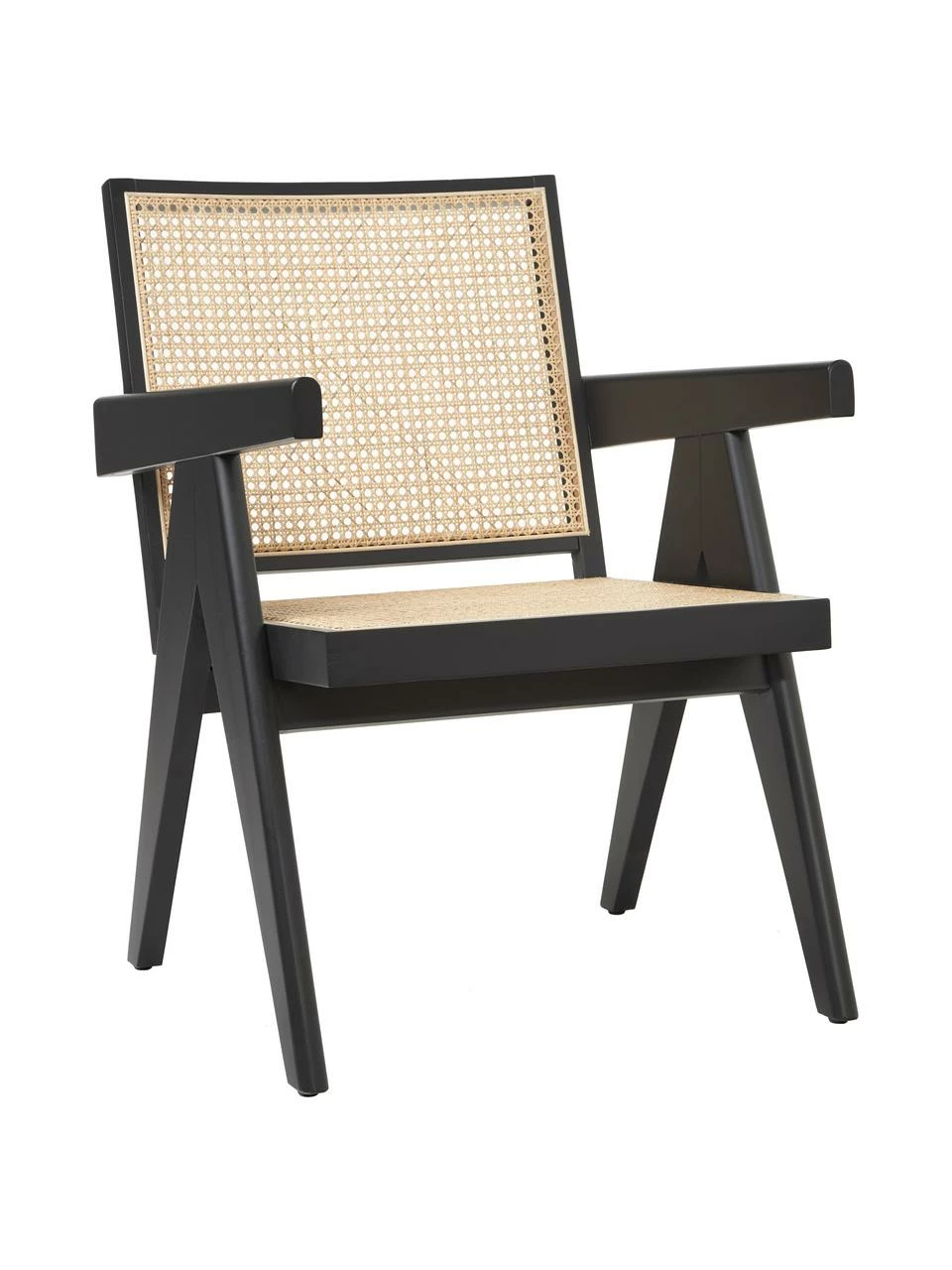 Westwing Collection Fauteuil lounge en cannage Sissi, larg. 58 x prof. 66 cm 1 Westwing Collection Fauteuil lounge en cannage Sissi, larg. 58 x prof. 66 cm