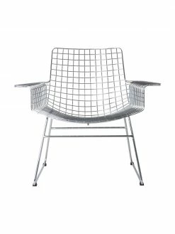 HKliving Fauteuil lounge en métal Wire, larg. 84 x prof. 70 cm -furniture Soldes Fauteuil lounge en metal Wire 4