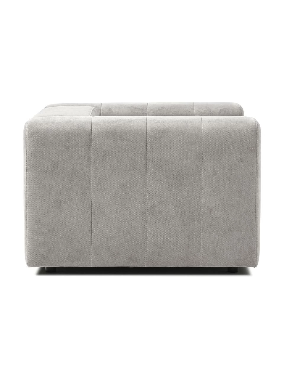 Westwing Collection Fauteuil lounge gris argenté Lena, larg. 134 x prof. 106 cm 5 Westwing Collection Fauteuil lounge gris argenté Lena, larg. 134 x prof. 106 cm – Image 5