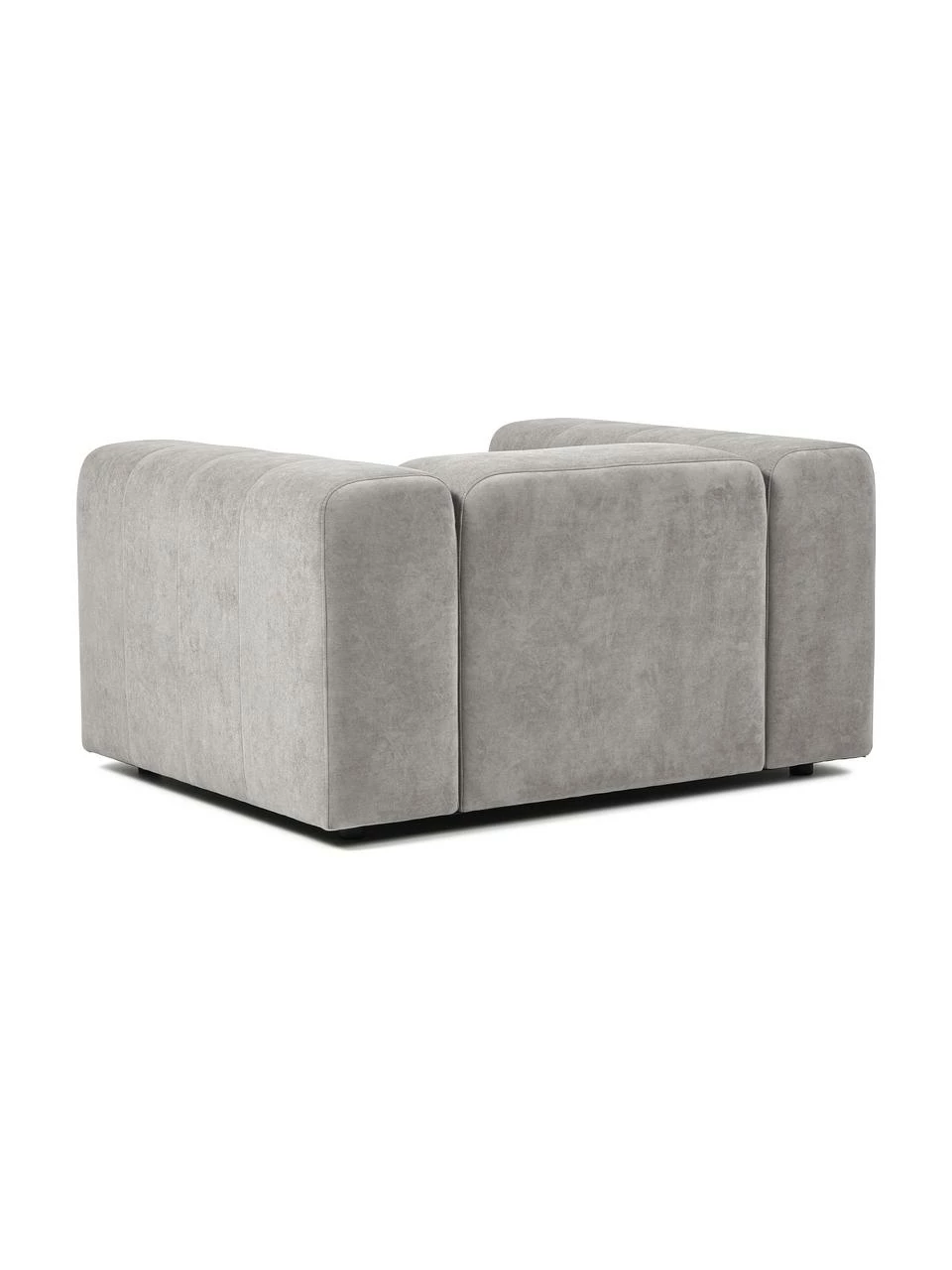 Westwing Collection Fauteuil lounge gris argenté Lena, larg. 134 x prof. 106 cm 6 Westwing Collection Fauteuil lounge gris argenté Lena, larg. 134 x prof. 106 cm – Image 6