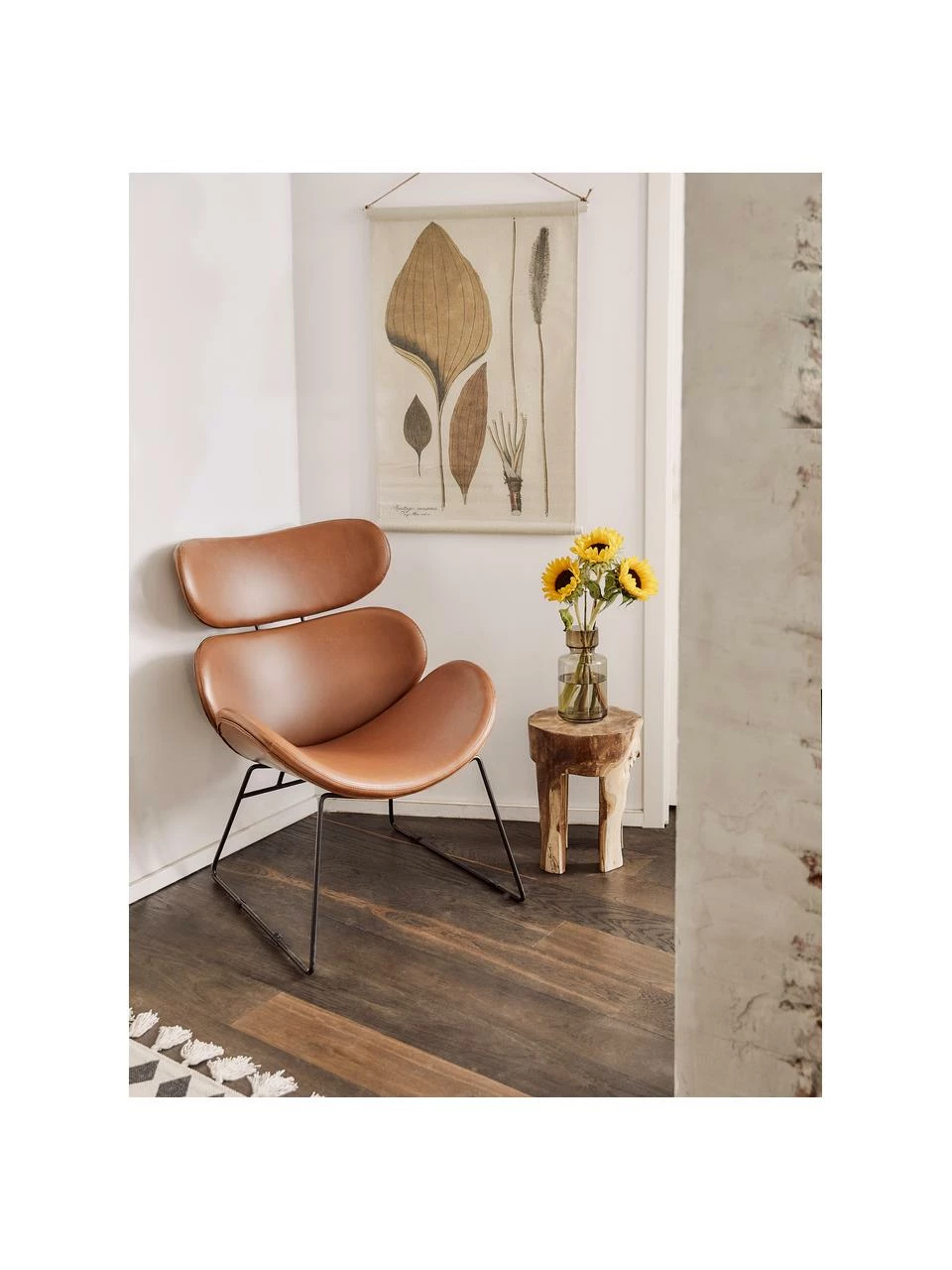 Fauteuil lounge moderne en cuir synthétique Cazar, larg. 69 x prof. 79 cm 2 Fauteuil lounge moderne en cuir synthétique Cazar, larg. 69 x prof. 79 cm – Image 2