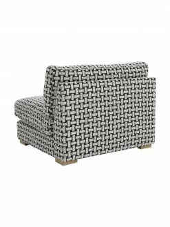Fauteuil lounge noir/blanc Stories, larg. 93 x prof. 91 cm -furniture Soldes Fauteuil lounge noirblanc Stories 4