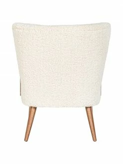 Bizzotto Fauteuil lounge peluche Moritz, larg. 67 x prof. 74 cm -furniture Soldes Fauteuil lounge peluche Moritz 5