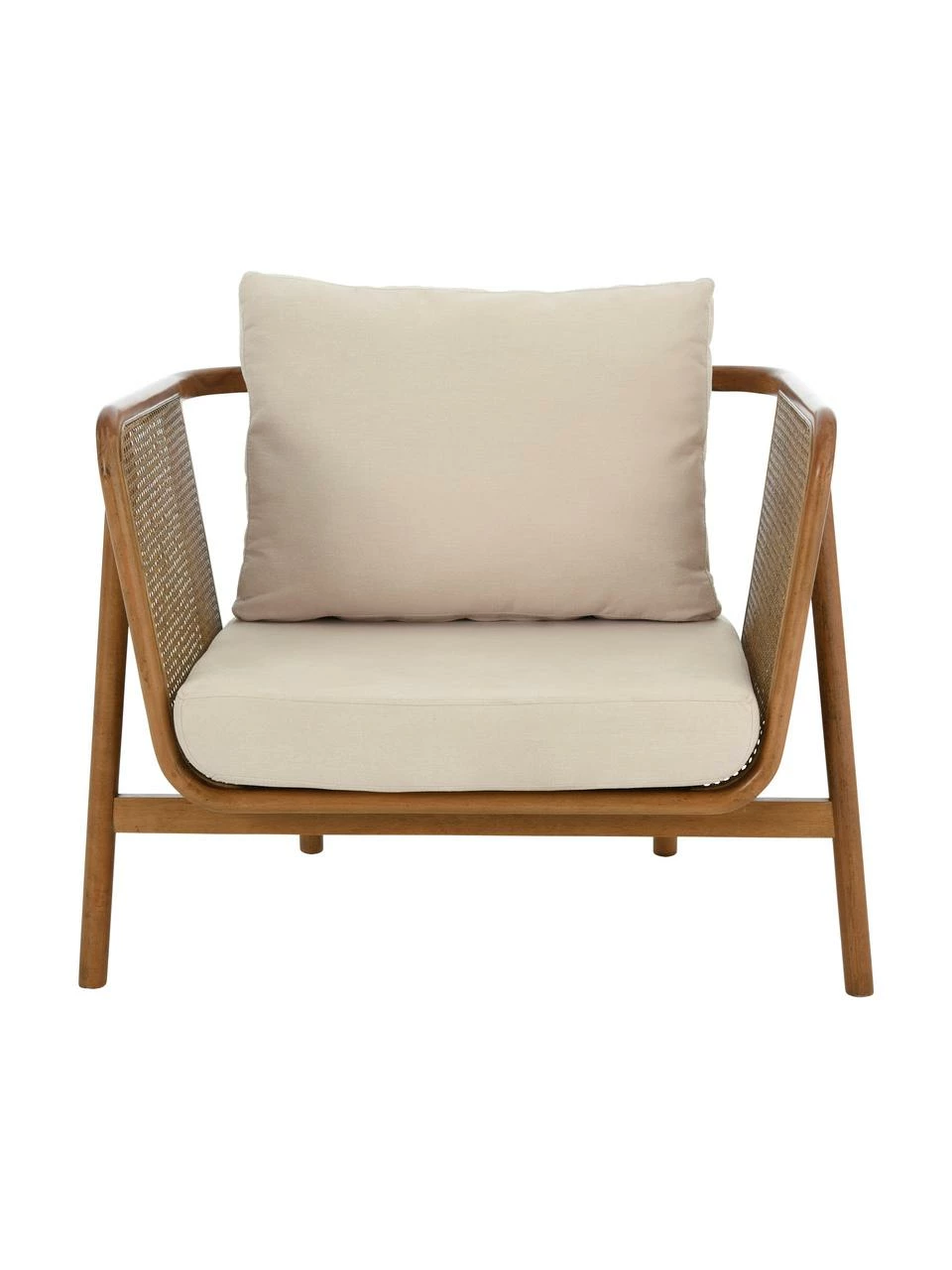 Fauteuil lounge rotin Callo, larg. 106 x prof. 79 cm 1 Fauteuil lounge rotin Callo, larg. 106 x prof. 79 cm