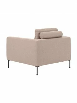 Westwing Collection Fauteuil lounge taupe avec pieds en métal Cucita, larg. 98 x prof. 94 cm 10 Westwing Collection Fauteuil lounge taupe avec pieds en métal Cucita, larg. 98 x prof. 94 cm -furniture Soldes Fauteuil lounge taupe avec pieds en metal Cucita 4