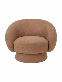 Bloomingville Fauteuil lounge tissu bouclé brun Ted, larg. 93 x prof. 82 cmDisponibilité limitée 10 Bloomingville Fauteuil lounge tissu bouclé brun Ted, larg. 93 x prof. 82 cmDisponibilité limitée -furniture Soldes Fauteuil lounge tissu boucle brun Ted 4