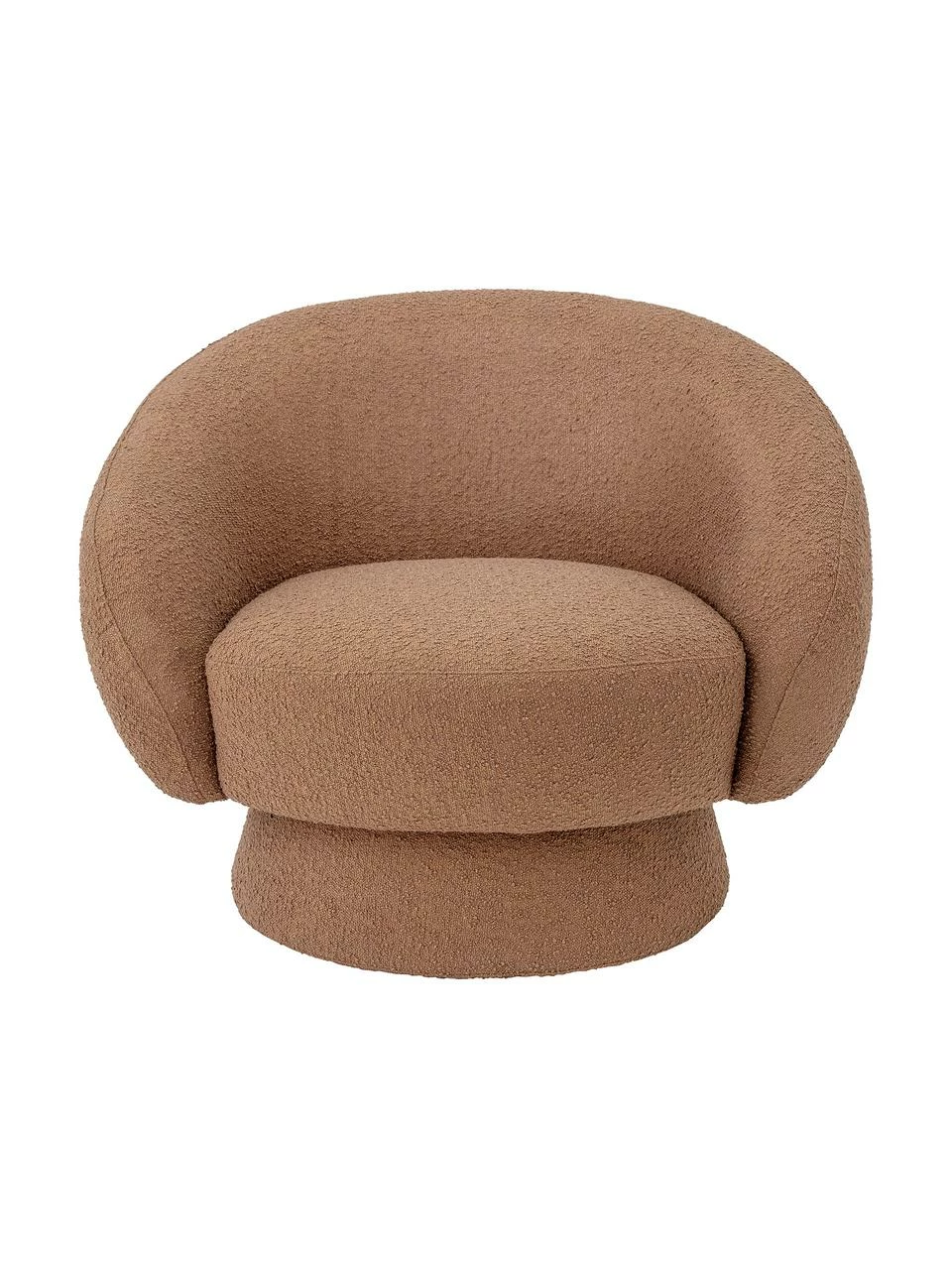 Bloomingville Fauteuil lounge tissu bouclé brun Ted, larg. 93 x prof. 82 cmDisponibilité limitée 5 Bloomingville Fauteuil lounge tissu bouclé brun Ted, larg. 93 x prof. 82 cmDisponibilité limitée – Image 5