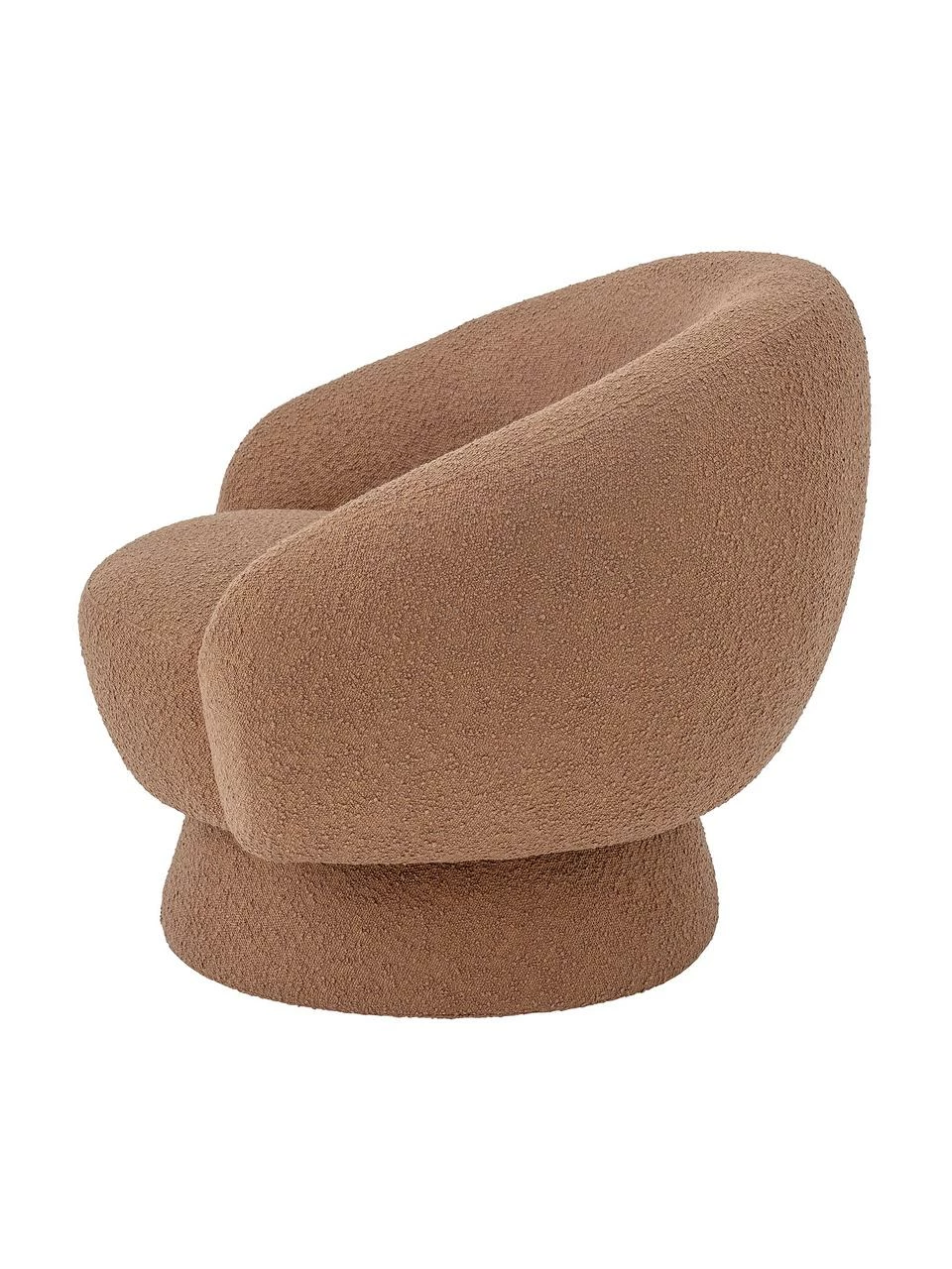 Bloomingville Fauteuil lounge tissu bouclé brun Ted, larg. 93 x prof. 82 cmDisponibilité limitée 6 Bloomingville Fauteuil lounge tissu bouclé brun Ted, larg. 93 x prof. 82 cmDisponibilité limitée – Image 6