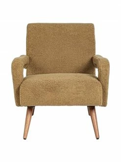 Bizzotto Fauteuil lounge tissu peluche brun Berna, larg. 65 x prof. 79 cm 7 Bizzotto Fauteuil lounge tissu peluche brun Berna, larg. 65 x prof. 79 cm -furniture Soldes Fauteuil lounge tissu peluche brun Berna 2