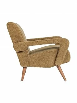 Bizzotto Fauteuil lounge tissu peluche brun Berna, larg. 65 x prof. 79 cm 9 Bizzotto Fauteuil lounge tissu peluche brun Berna, larg. 65 x prof. 79 cm -furniture Soldes Fauteuil lounge tissu peluche brun Berna 4