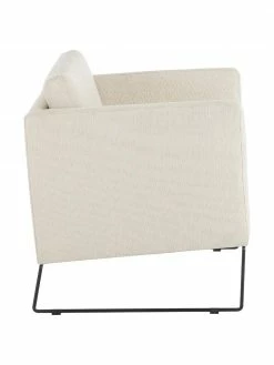 Westwing Collection Fauteuil moderne beige Milo, larg. 77 x haut. 75 cm -furniture Soldes Fauteuil moderne beige Milo 4