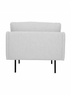 Westwing Collection Fauteuil moderne gris clair Moby, larg. 90 x prof. 90 cm -furniture Soldes Fauteuil moderne gris clair Moby 5