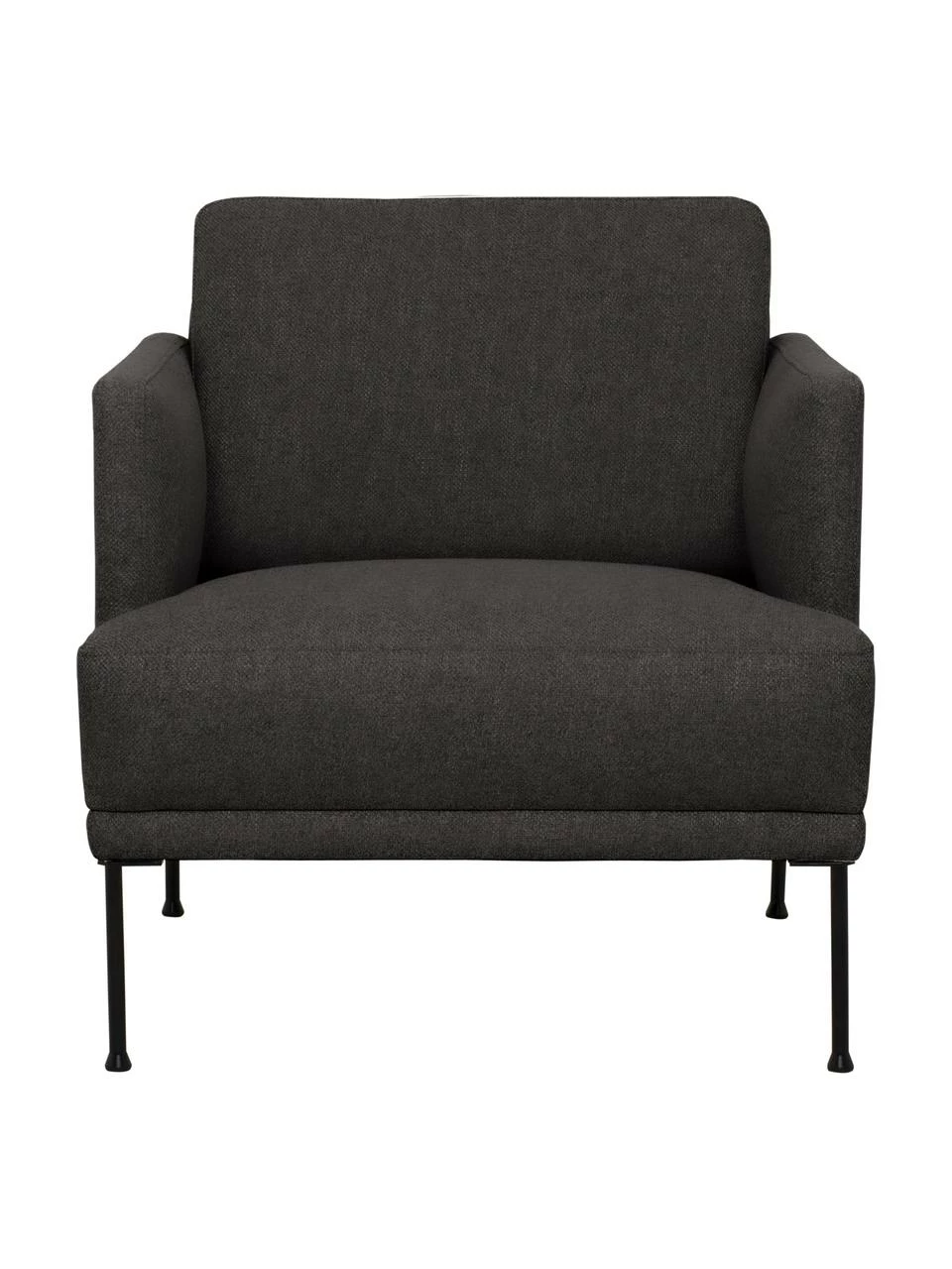 Westwing Collection Fauteuil moderne gris foncé Fluente, larg. 74 x prof. 85 cm 4 Westwing Collection Fauteuil moderne gris foncé Fluente, larg. 74 x prof. 85 cm – Image 4