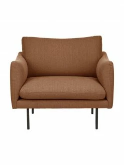 Westwing Collection Fauteuil nougat avec pieds en métal Moby, larg. 90 x prof. 90 cm 8 Westwing Collection Fauteuil nougat avec pieds en métal Moby, larg. 90 x prof. 90 cm -furniture Soldes Fauteuil nougat avec pieds en metal Moby 2