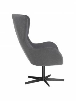 Westwing Collection Fauteuil oreilles pivotant Wing, larg. 76 x prof. 77 cm -furniture Soldes Fauteuil oreilles pivotant Wing 4