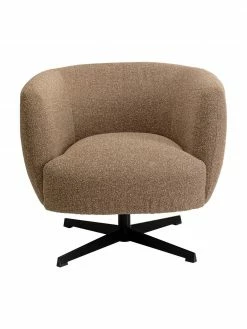 Kare Design Fauteuil pivotant beige Ricky, larg. 56 x prof. 55 cm 8 Kare Design Fauteuil pivotant beige Ricky, larg. 56 x prof. 55 cm -furniture Soldes Fauteuil pivotant beige Ricky 2
