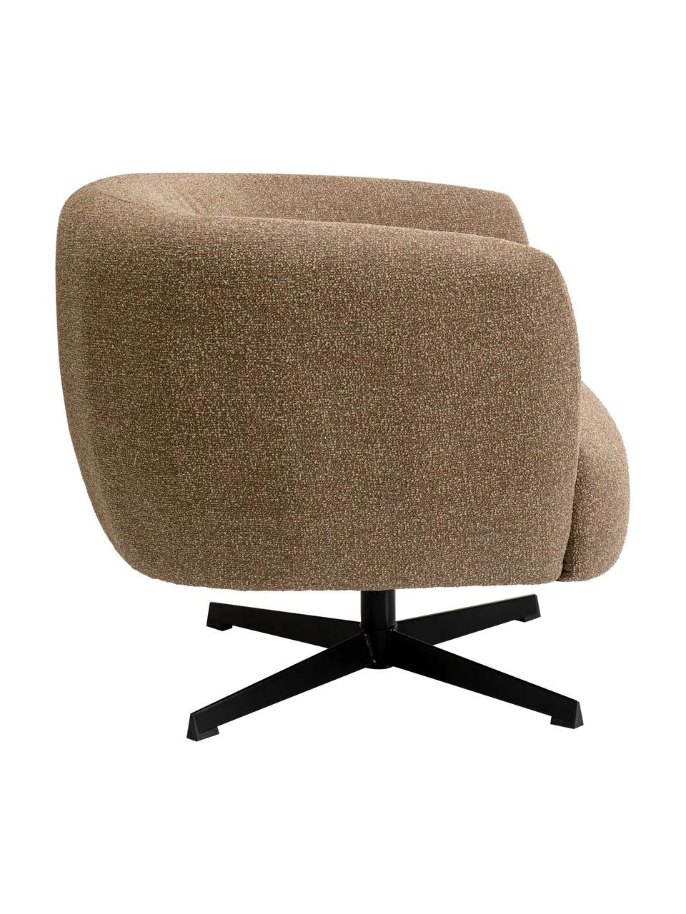 Kare Design Fauteuil pivotant beige Ricky, larg. 56 x prof. 55 cm 4 Kare Design Fauteuil pivotant beige Ricky, larg. 56 x prof. 55 cm – Image 4