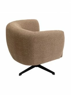 Kare Design Fauteuil pivotant beige Ricky, larg. 56 x prof. 55 cm 10 Kare Design Fauteuil pivotant beige Ricky, larg. 56 x prof. 55 cm -furniture Soldes Fauteuil pivotant beige Ricky 4