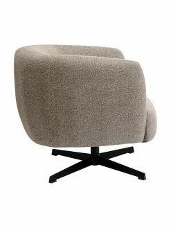 Kare Design Fauteuil pivotant gris Ricky, larg. 56 x prof. 55 cm 9 Kare Design Fauteuil pivotant gris Ricky, larg. 56 x prof. 55 cm -furniture Soldes Fauteuil pivotant gris Ricky 3