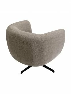 Kare Design Fauteuil pivotant gris Ricky, larg. 56 x prof. 55 cm 10 Kare Design Fauteuil pivotant gris Ricky, larg. 56 x prof. 55 cm -furniture Soldes Fauteuil pivotant gris Ricky 4