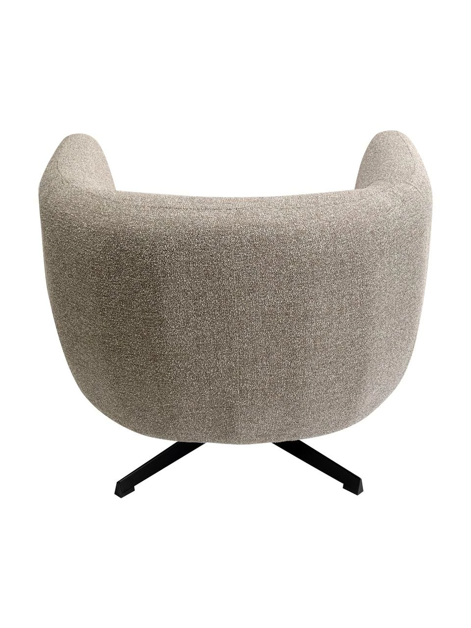 Kare Design Fauteuil pivotant gris Ricky, larg. 56 x prof. 55 cm 6 Kare Design Fauteuil pivotant gris Ricky, larg. 56 x prof. 55 cm – Image 6