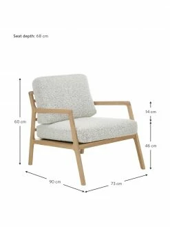 Westwing Collection Fauteuil scandi Becky, larg. 73 x haut. 71 cm -furniture Soldes Fauteuil scandi Becky 14