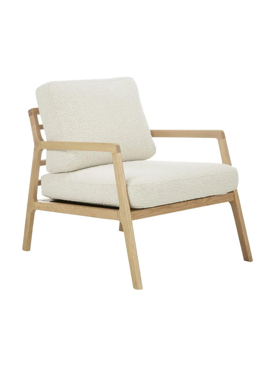 Westwing Collection Fauteuil scandi Becky, larg. 73 x haut. 71 cm 1 Westwing Collection Fauteuil scandi Becky, larg. 73 x haut. 71 cm