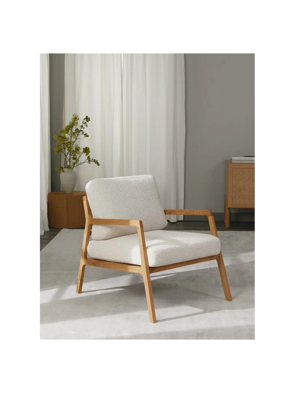 Westwing Collection Fauteuil scandi Becky, larg. 73 x haut. 71 cm 2 Westwing Collection Fauteuil scandi Becky, larg. 73 x haut. 71 cm – Image 2