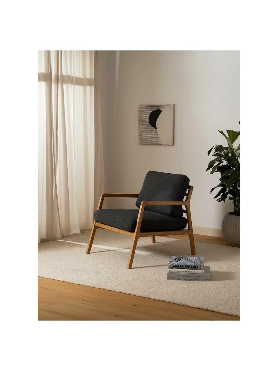 Westwing Collection Fauteuil scandi Becky, larg. 73 x haut. 71 cmDisponibilité limitée 2 Westwing Collection Fauteuil scandi Becky, larg. 73 x haut. 71 cmDisponibilité limitée – Image 2
