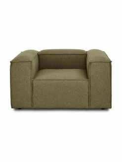 Westwing Collection Fauteuil vert Lennon, larg. 130 x prof. 101 cm -furniture Soldes Fauteuil vert Lennon 3