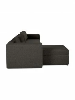 Westwing Collection Grand canapé convertible gris foncé, avec rangement Noah, larg. 343 x prof. 180 cm, méridienne à gauche 11 Westwing Collection Grand canapé convertible gris foncé, avec rangement Noah, larg. 343 x prof. 180 cm, méridienne à gauche -furniture Soldes Grand canape convertible gris fonce avec rangement Noah 5