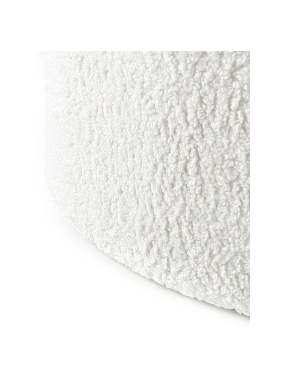 Westwing Collection Grand tabouret avec coffre tissu bouclé blanc Alida, Ø 70 x haut. 42 cm 6 Westwing Collection Grand tabouret avec coffre tissu bouclé blanc Alida, Ø 70 x haut. 42 cm – Image 6