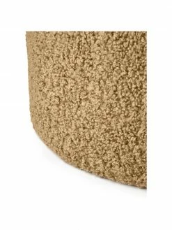 Westwing Collection Grand tabouret avec coffre tissu bouclé brun Alida, Ø 70 x haut. 42 cm 10 Westwing Collection Grand tabouret avec coffre tissu bouclé brun Alida, Ø 70 x haut. 42 cm -furniture Soldes Grand tabouret avec coffre tissu boucle brun Alida 4