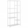 Westwing Collection Haute étagère industrielle en métal blanc Neptun, larg. 80 x haut. 164 cm