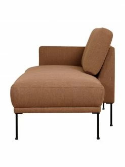 Westwing Collection Méridienne en nougat avec pieds en métal Fluente, larg. 202 x prof. 85 cm, dossier à gauche 9 Westwing Collection Méridienne en nougat avec pieds en métal Fluente, larg. 202 x prof. 85 cm, dossier à gauche -furniture Soldes Meridienne en nougat avec pieds en metal Fluente 3