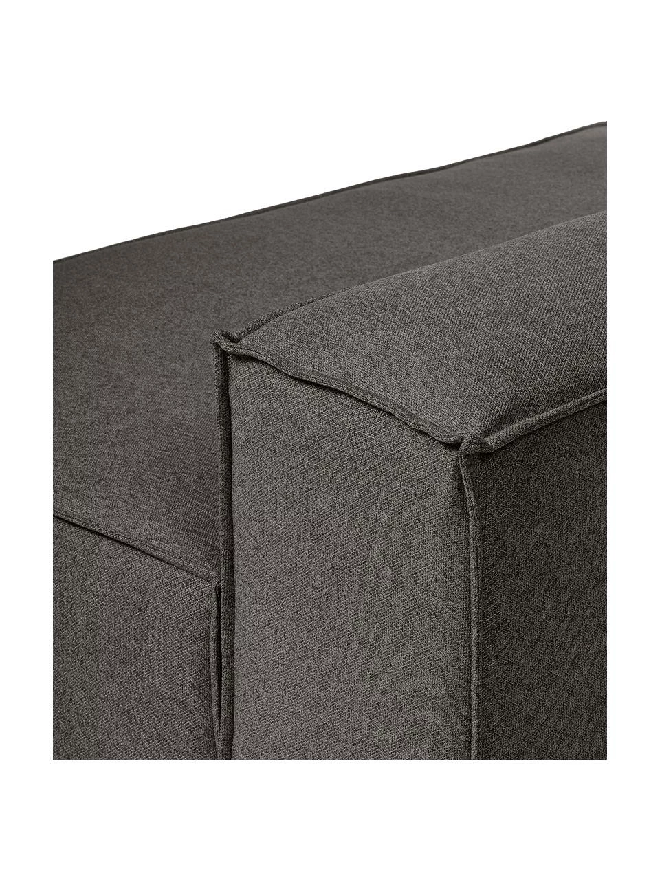 Westwing Collection Méridienne modulable anthracite Lennon, larg. 150 x haut. 68 cm, dossier à droite 6 Westwing Collection Méridienne modulable anthracite Lennon, larg. 150 x haut. 68 cm, dossier à droite – Image 6