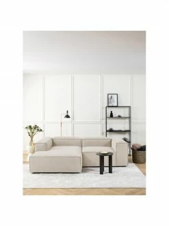 Westwing Collection Méridienne modulable beige Lennon, larg. 120 x prof. 180 cm, méridienne à gauche -furniture Soldes Meridienne modulable beige Lennon 8