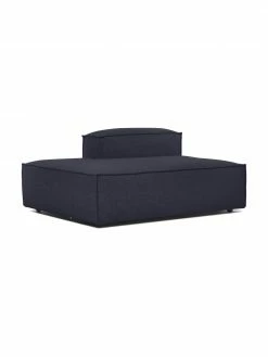 Westwing Collection Méridienne modulable bleu Lennon, larg. 150 x haut. 68 cm, dossier à droite -furniture Soldes Meridienne modulable bleu Lennon 9