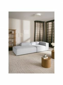 Westwing Collection Méridienne modulable gris clair Lennon, larg. 150 x haut. 68 cm, dossier à droite -furniture Soldes Meridienne modulable gris clair Lennon 8