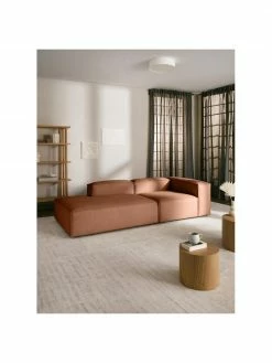 Westwing Collection Méridienne modulable nougat Lennon, larg. 150 x haut. 68 cm, dossier à droite -furniture Soldes Meridienne modulable nougat Lennon 8