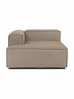 Westwing Collection Méridienne modulable tissu brun Lennon, larg. 120 x prof. 180 cm, méridienne à gauche -furniture Soldes Meridienne modulable tissu brun Lennon 4