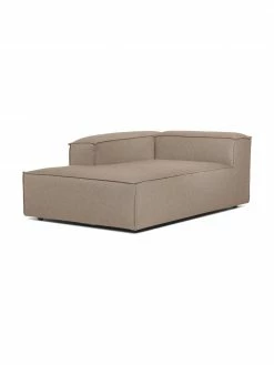 Westwing Collection Méridienne modulable tissu brun Lennon, larg. 120 x prof. 180 cm, méridienne à gauche -furniture Soldes Meridienne modulable tissu brun Lennon 5